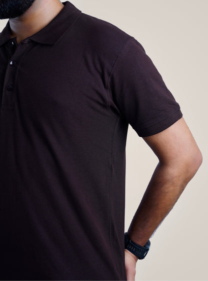 Coffee Brown Polo